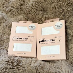 Kitsch Satin Pillowcase in Ivory (Standard Size)